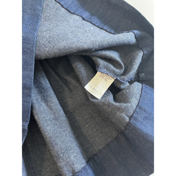 Jackie Tate Size‎ 18Months Embroidered "Katie" Denim Dress Blouse - Picture 7 of 8